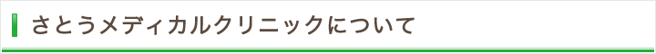 さとうメディカルクリニックについて